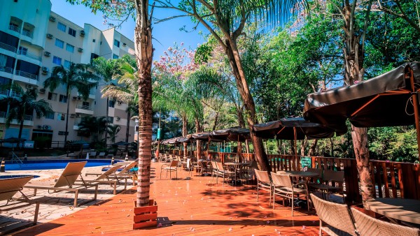 Hospedagem Thermas Paradise Residence | R$ 650.00 diária - 8 adultos + 1 chd | 3 quartos